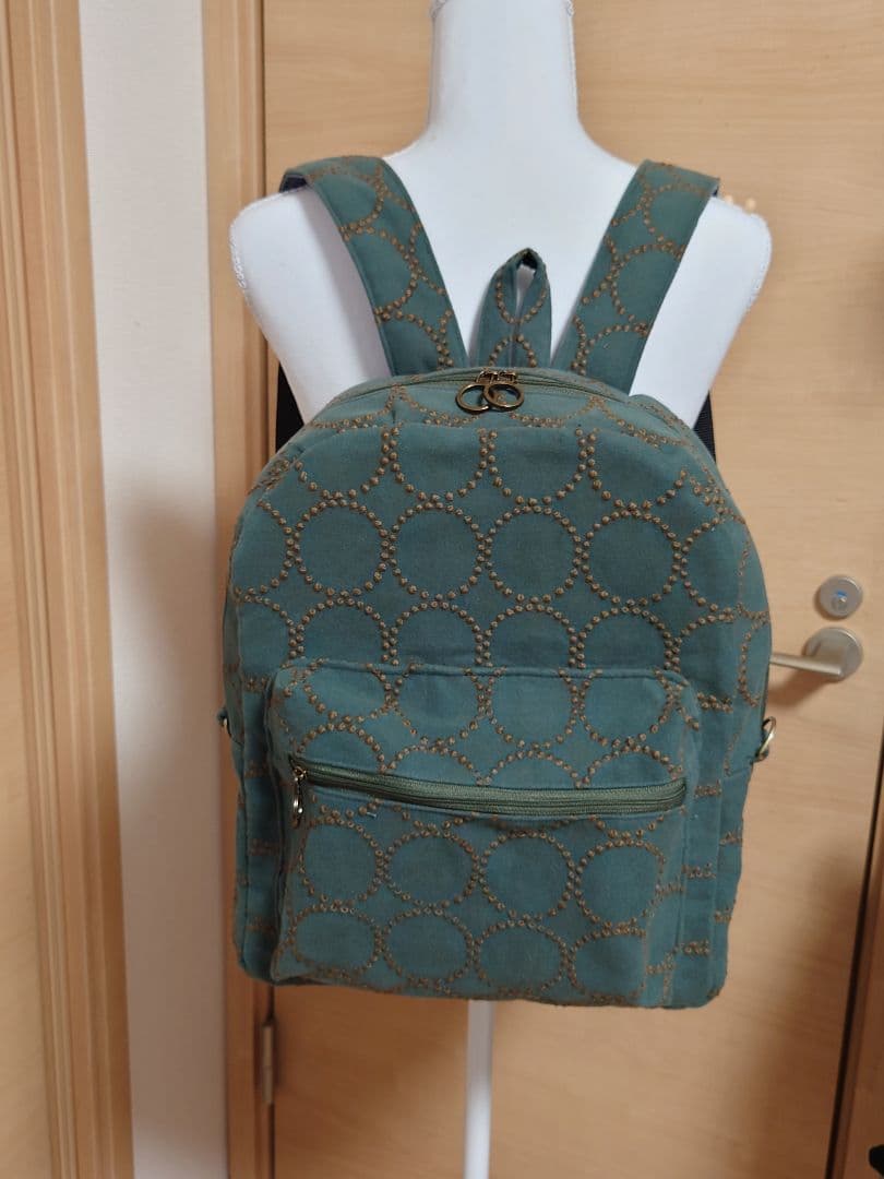 専用51010Bミナペルホネンハーフハンドメイド本革リュック rosy