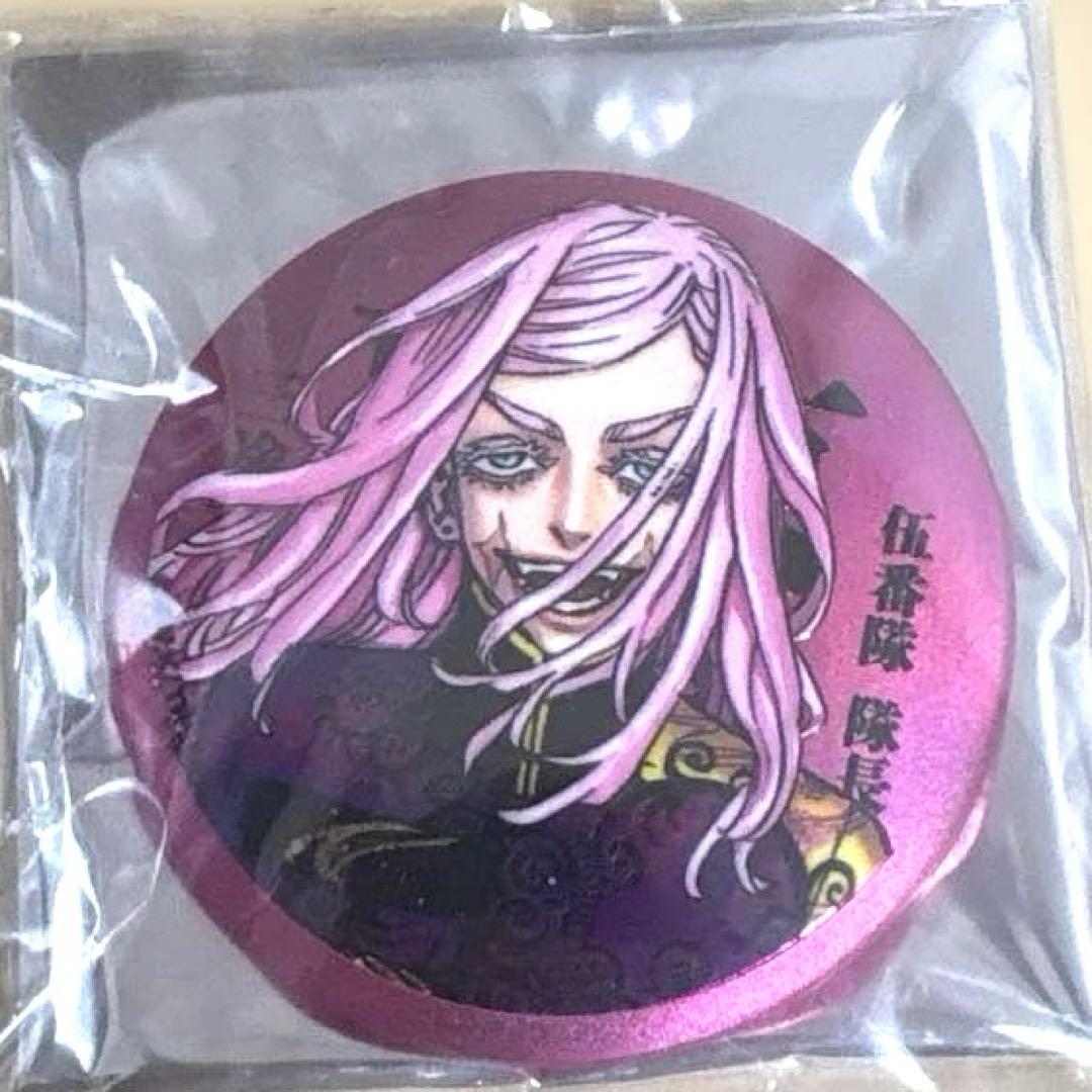 東京リベンジャーズ 東リべ展 マットメタリック缶バッジ 三途春千夜