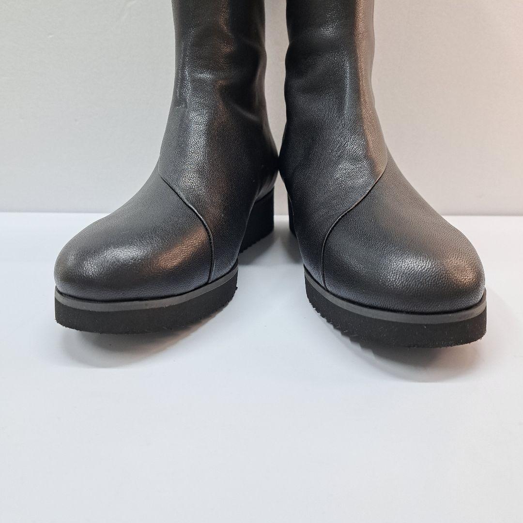 JURGENLEHL ヨーガンレール ロングブーツ ブラック 23.5cm - メルカリ