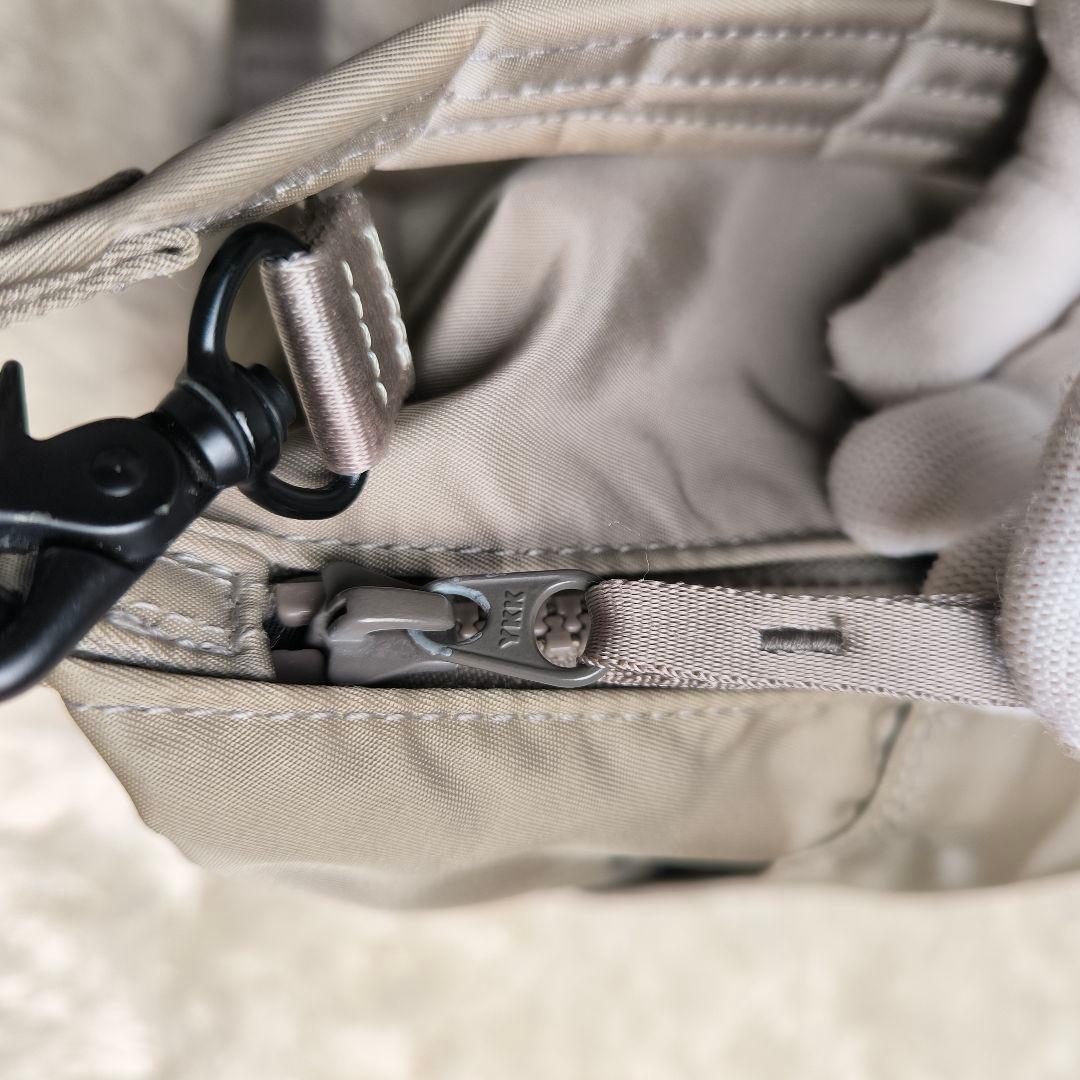 極美品】ポーターガール シェル ショルダーバッグ グレージュ 肩掛け可