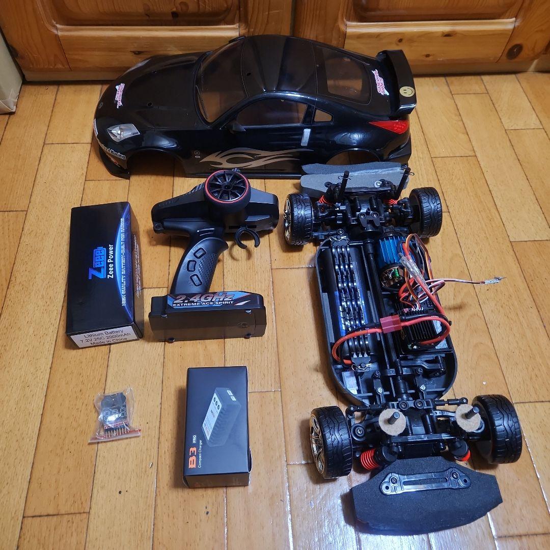 タミヤ ドリフト ラジコン フルセット TT01 フェアレディZ ボディ