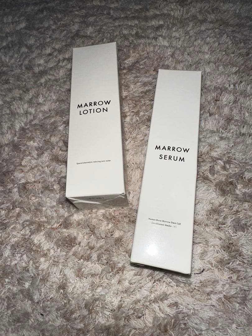 『ヒト幹細胞』サロン専売品 MARROW LOTION & SERUM セット 次世代アンチエイジング 再生医療の研究から生まれたMARROW（マロウ）