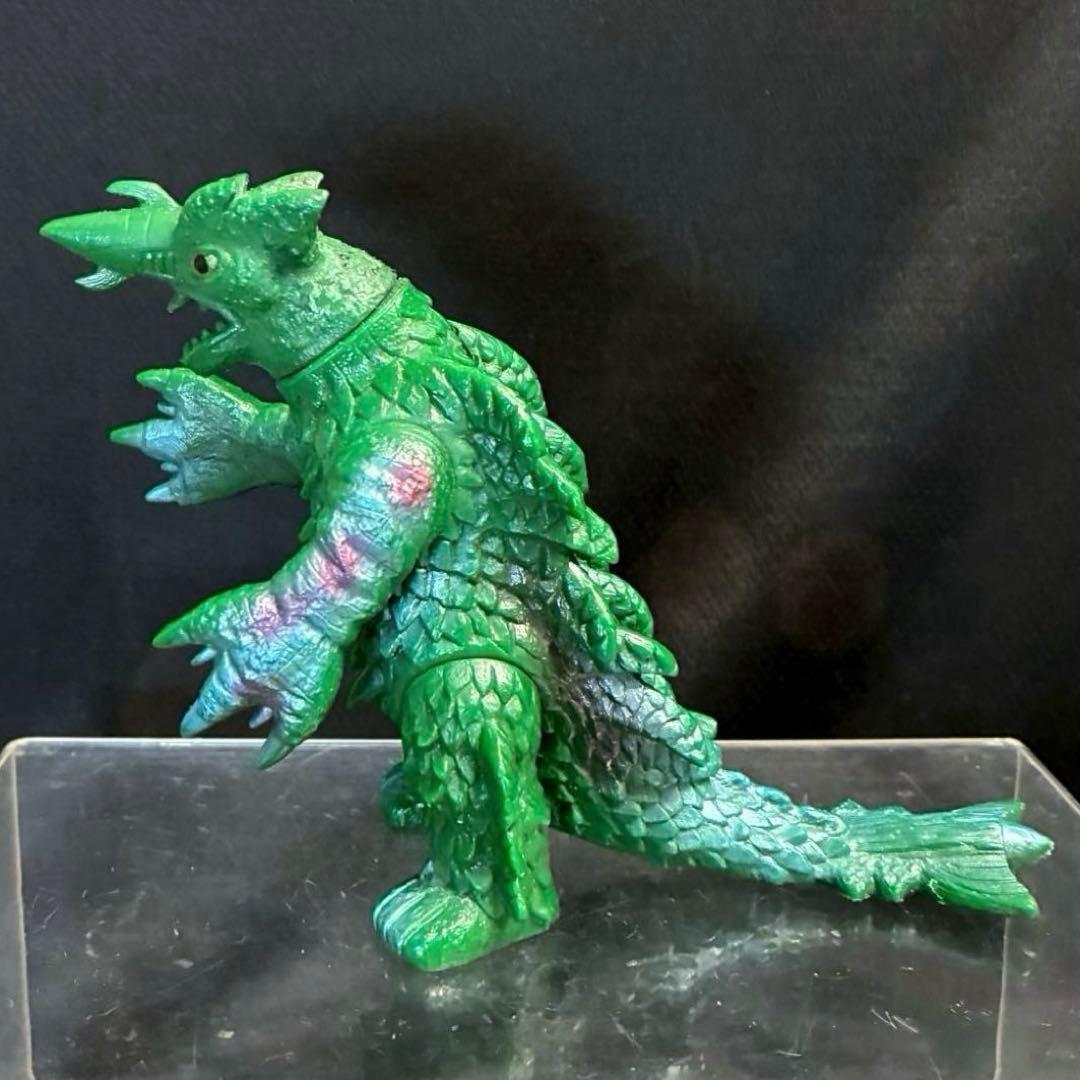 当時物】□超獣 ガラン ソフビ /ポピー キングザウルス 足型/ A怪獣