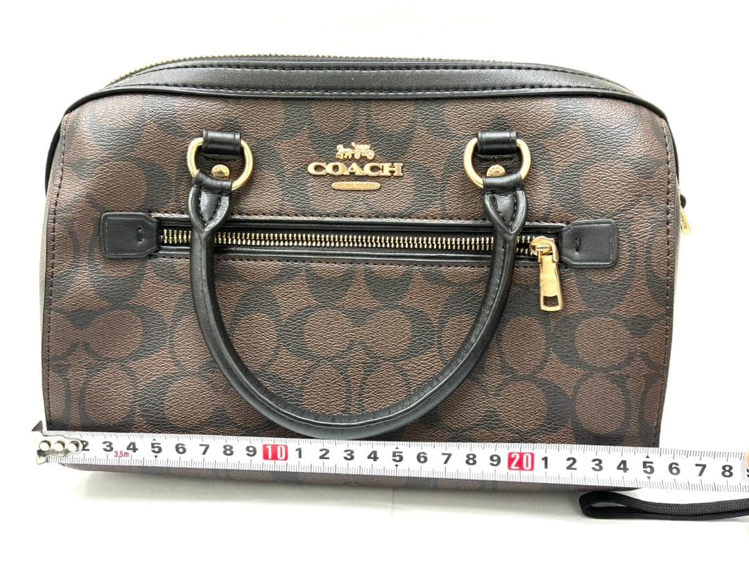 25O12-037 コーチ 2wayバッグ ブラウン F83607 ブランド - メルカリ