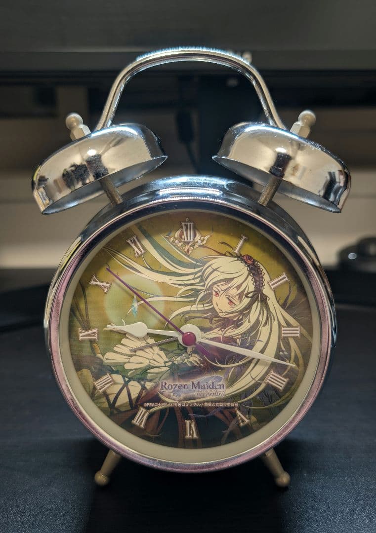 【良品】田中理恵　音声入り目覚まし時計 ローゼンメイデン オーベルテューレ 水銀燈CV：田中理恵 音声入り目覚まし時計 ローゼンメイデン オーベル