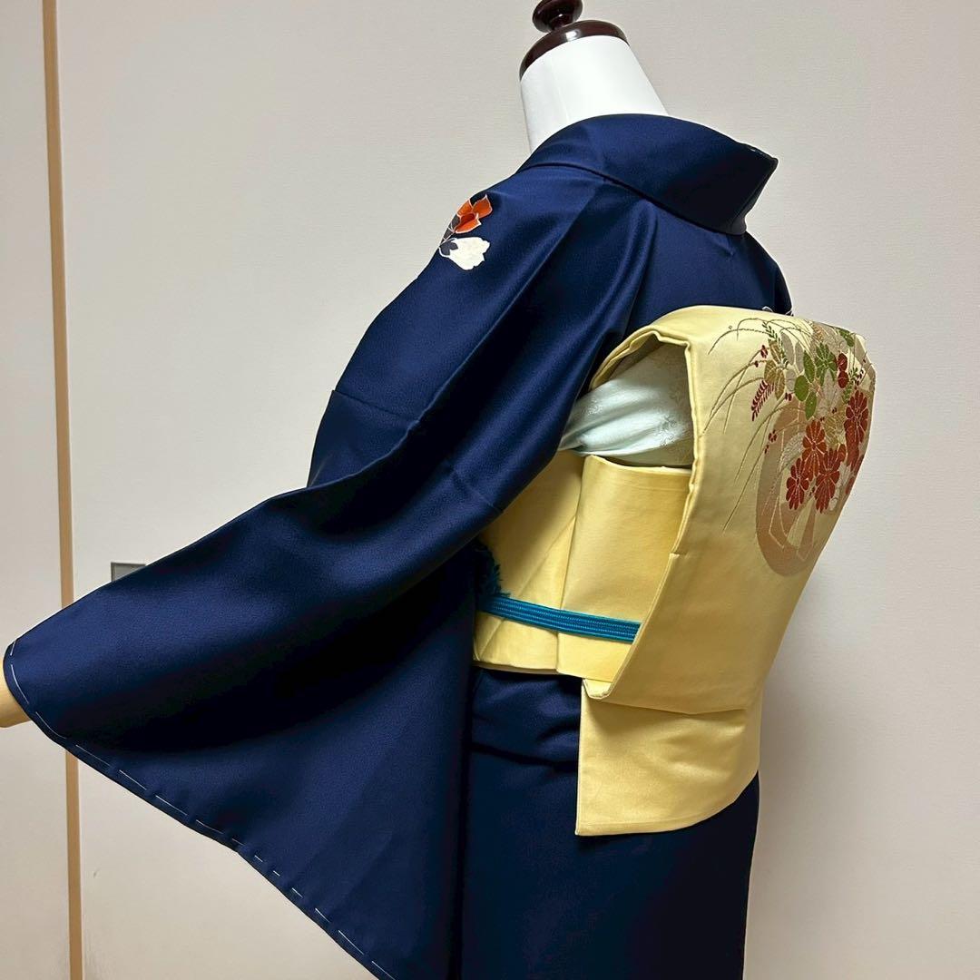 モ 正絹 友禅 訪問着 フルセット 未着用 卒業式 入学式 七五三 【ミト