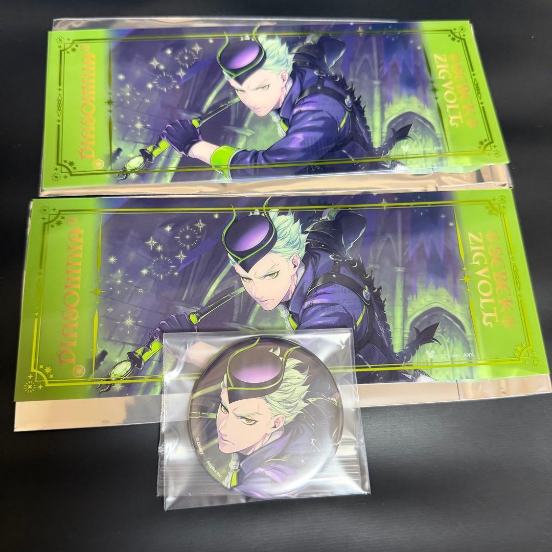 ツイステ セベク 箔押しビッククリアカードコレクション 缶バッジ