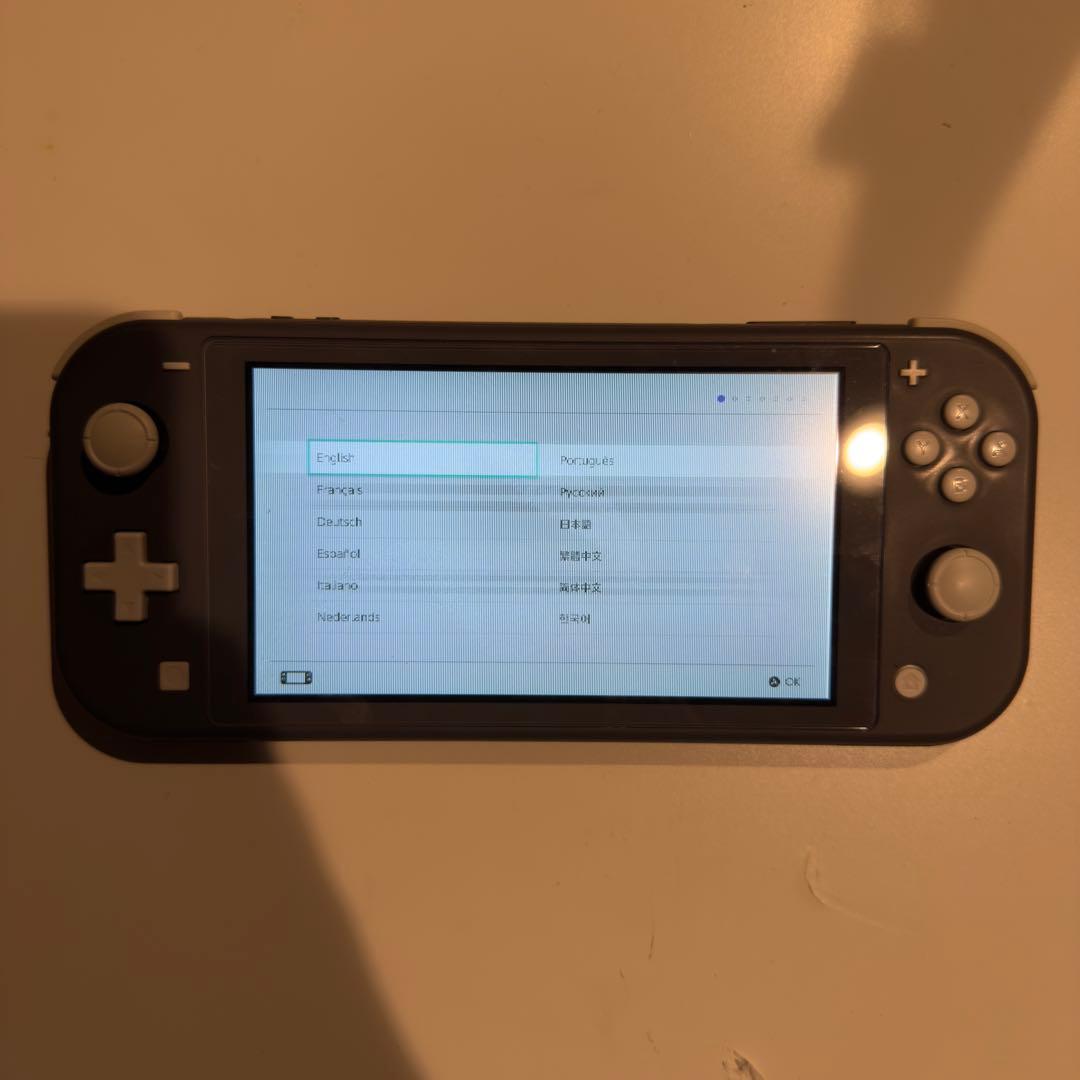 Nintendo Switch Lite ジャンク品 グレー 動作確認済み - メルカリ