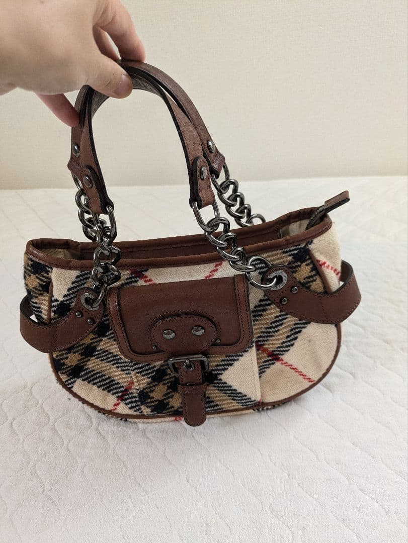BURBERRY　バーバリー　ブルーレーベル　ハンドバッグ 中古・古着通販】BURBERRY BLUE LABEL (バーバリー ブルー レーベル