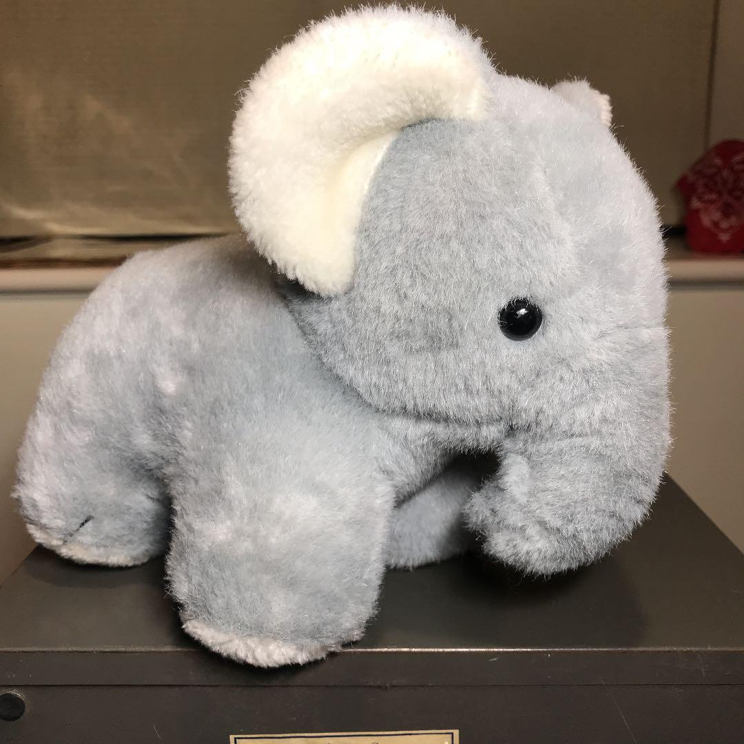 昭和レトロ 吉徳 ゾウさん ぬいぐるみ YOSHITOKU 日本製 エレファント