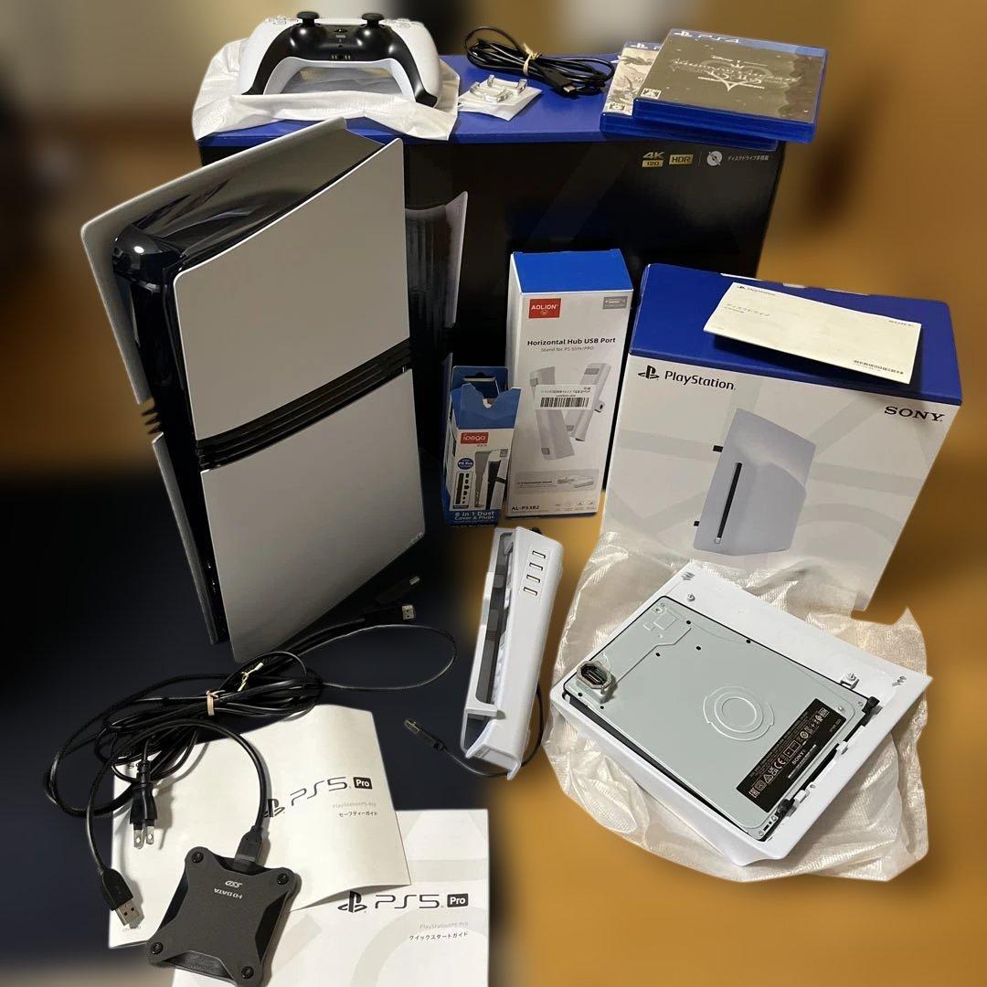 SONY ps5Pro 本体　ディスクドライブ　その他おまけ PlayStation 5 Pro、ディスクドライブのソニーストアの在庫は毎週補充