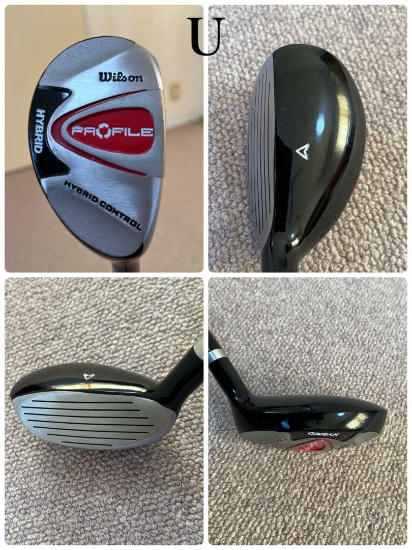 Wilson PROFILE統一ジュニアゴルフクラブ6本セット - メルカリ
