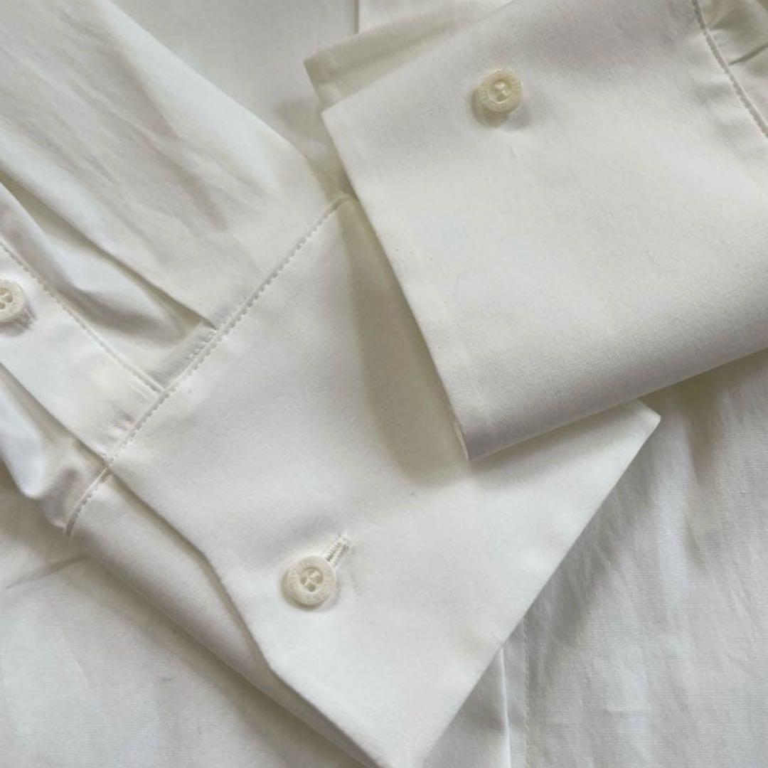 美品】ENFOLD エンフォルド 変形白シャツ 38 早い者勝ちでお願いします