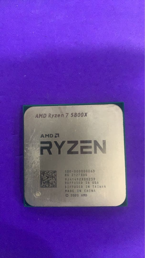 AMD Ryzen 7 5800X CPU 1397 - メルカリ
