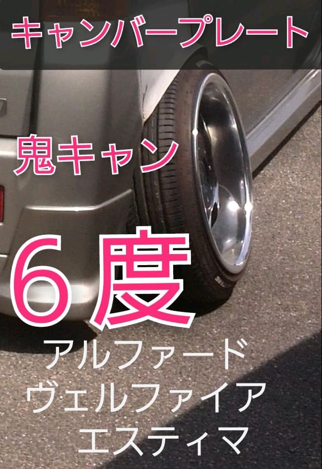 20 アルファード ヴェルファイア エスティマ リアキャンバープレート 6