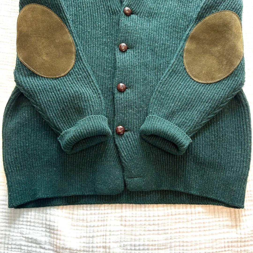 ウィリアムロッキー カーディガン ウール100% 38 スコットランド製