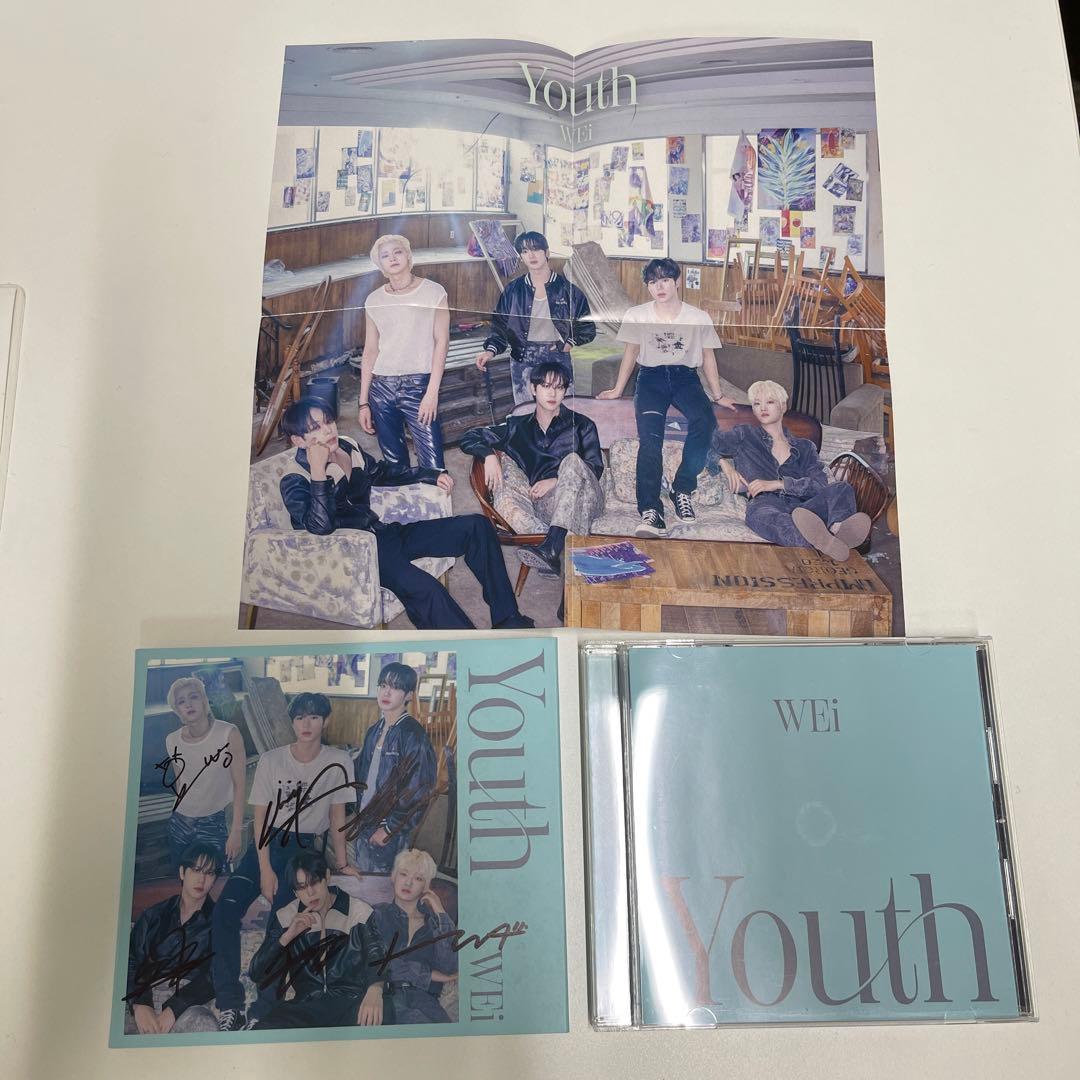 激レア】WEi メンバー全員 直筆サイン入り CD Youth - メルカリ
