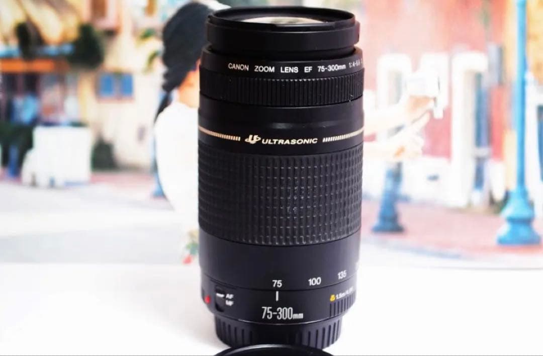 ❤️美品❤️300mm超望遠レンズ❤️ CANON EF 75-300mm キヤノン（Canon） Canon EFレンズ EF75-300mm F4-5.6 IIIズームレンズ