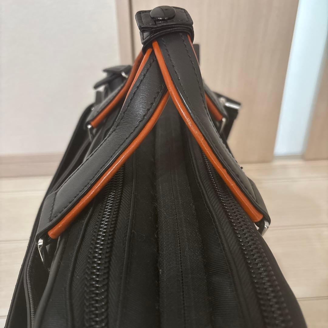訳あり】サムソナイト エピッド3 ブリーフケース ブラック×オレンジ