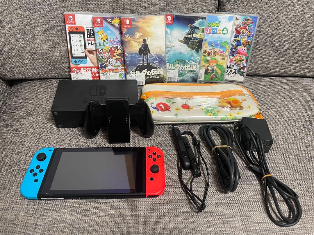 Switch本体 ジョイコン赤青 ソフト6つ Amazon.co.jp: Nintendo Switch Joy-Con(L) ネオンブルー/(R) ネオン