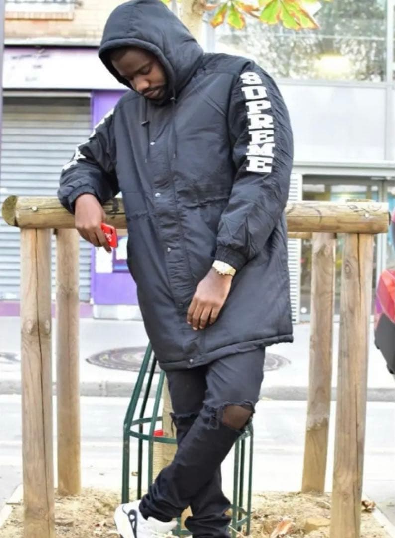 supreme 18AW Sleeve logo Sideline Parka - メルカリ