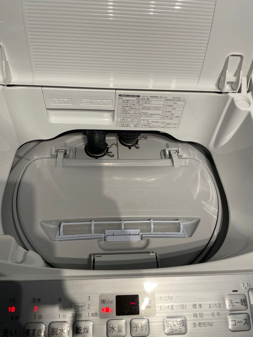 [全国配送] 美品 SHARP 洗濯乾燥機 ES-TX5C-S 5.5kg