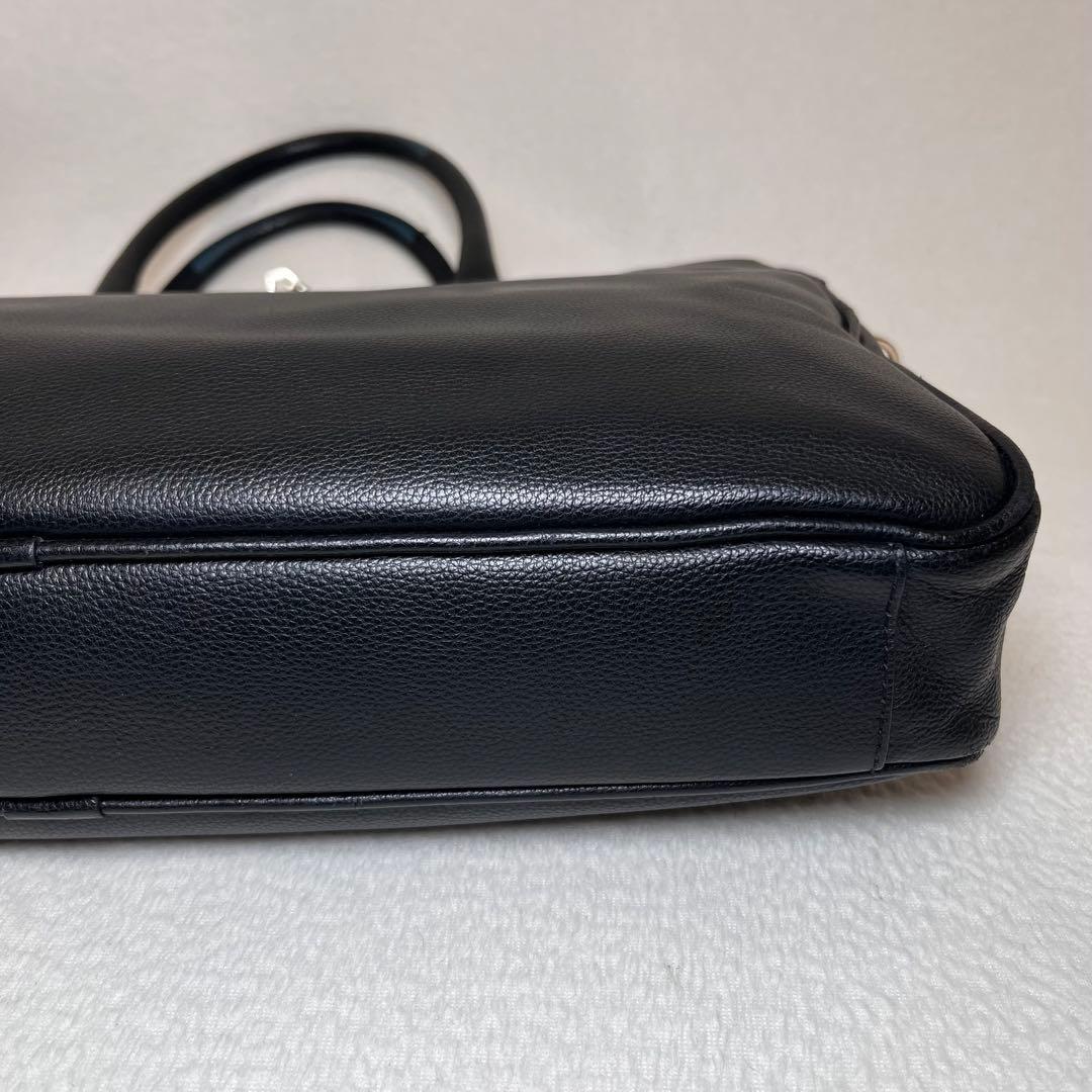 ポールスミス バイカラー ビジネスバッグ レザー A4収納 - メルカリ