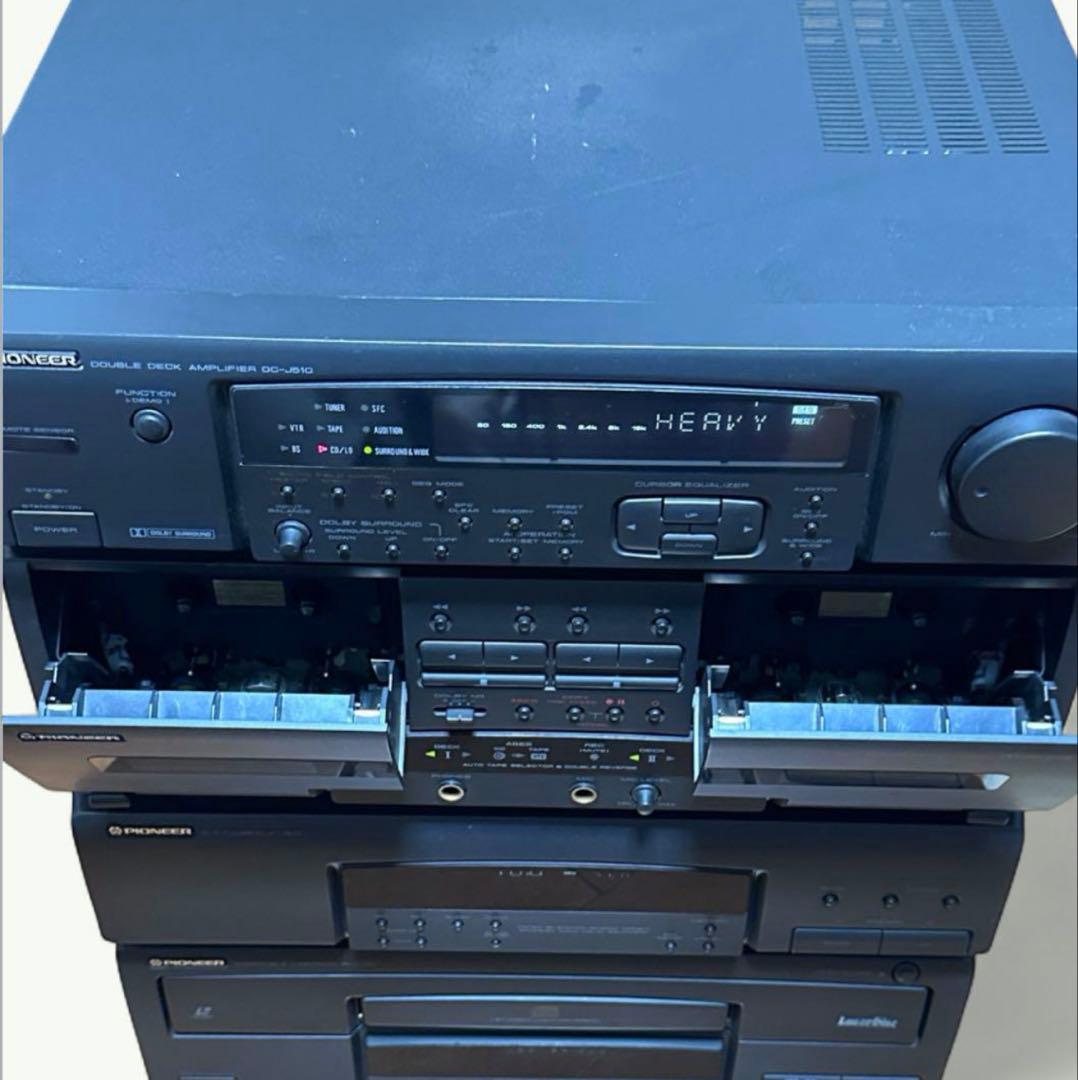 PIONEER DC-J510 DLX-J510 カセット LD システムコンポ - メルカリ