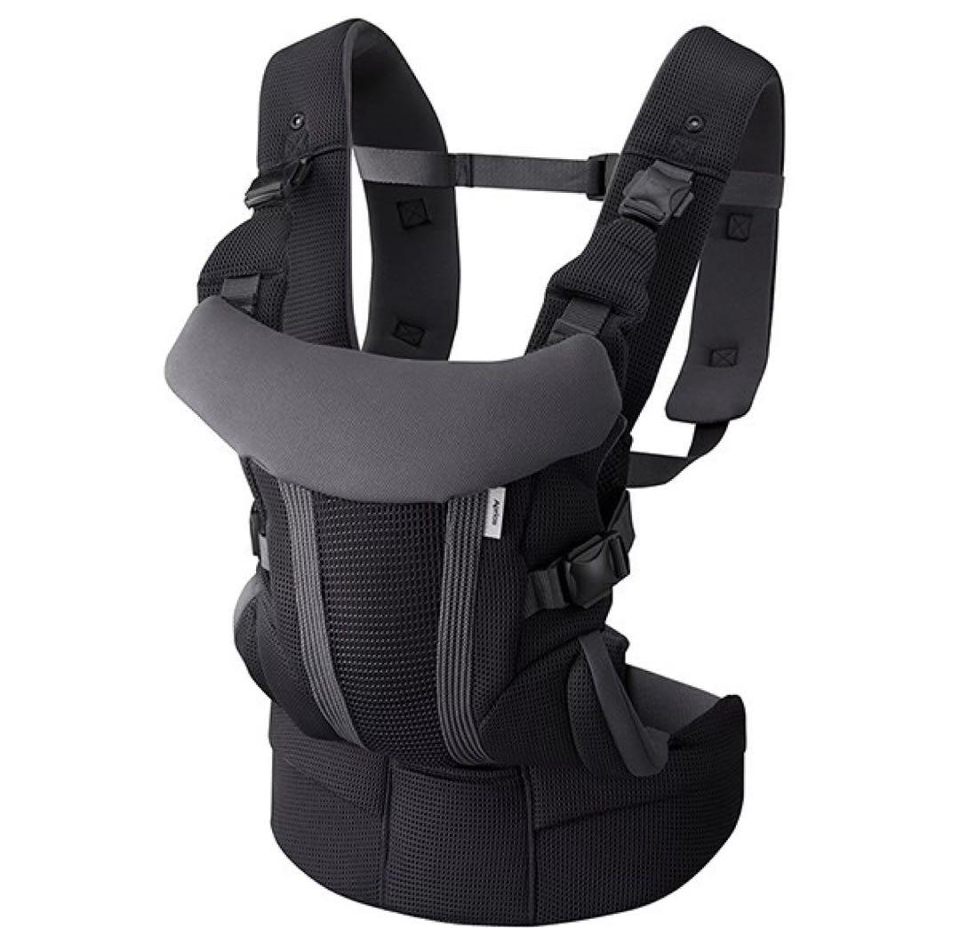 アップリカ　ラクリス 抱っこ紐 メッシュ　ダークグレー 4969220010687.jpg?fitin=720:720