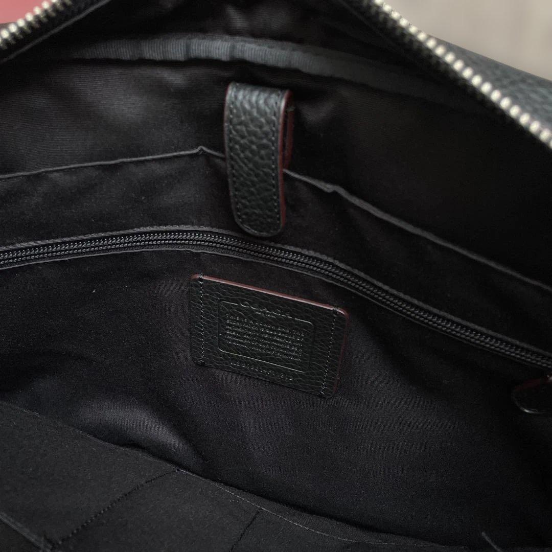 大引き コーチ ハミルトン シボレザー 黒系