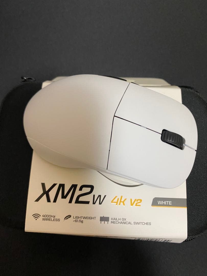 ENDGAME GEAR XM2W 4K V2 ホワイト XM2w 4k Wireless Gaming Mouse