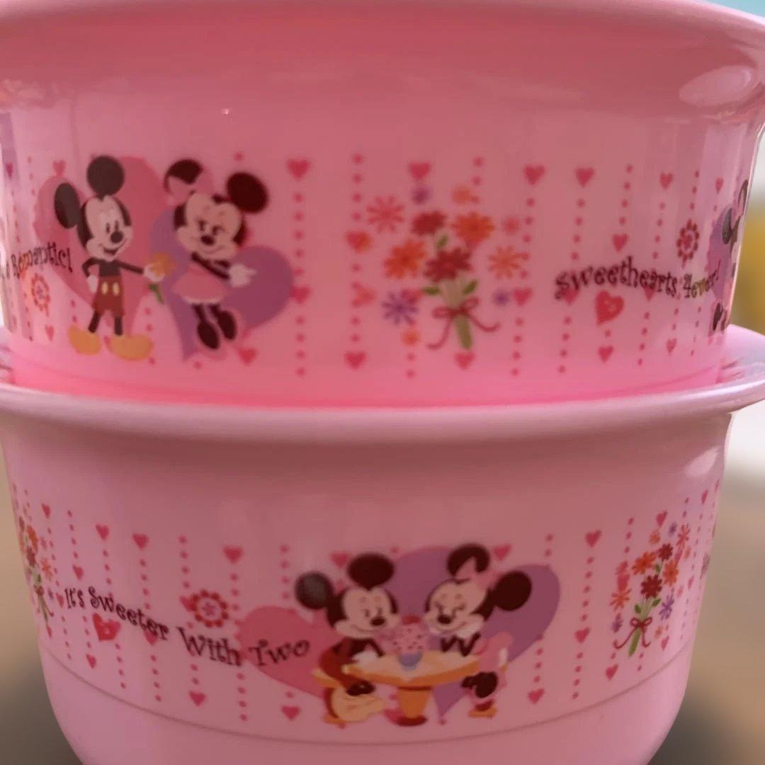 ディズニー ミッキー ミニー Tupperware タッパーウェア 2個 - メルカリ