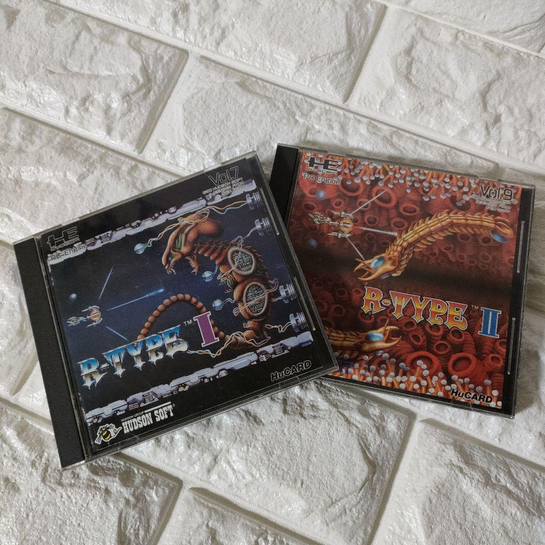 《ハドソン ゲーム》★PCエンジン『R-TYPEⅠ＆R-TYPEⅡ』※中古品