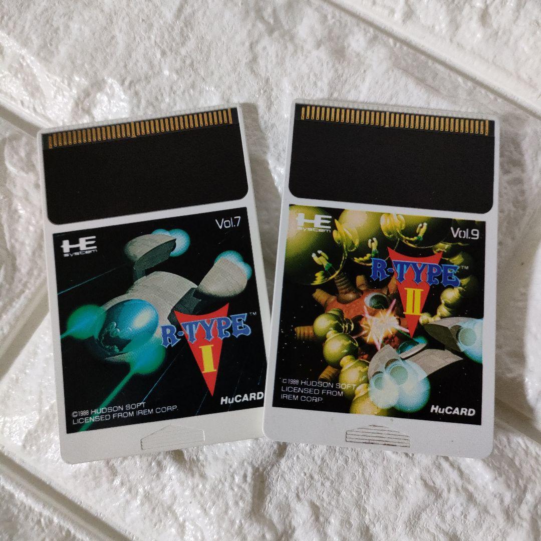 《ハドソン ゲーム》★PCエンジン『R-TYPEⅠ＆R-TYPEⅡ』※中古品