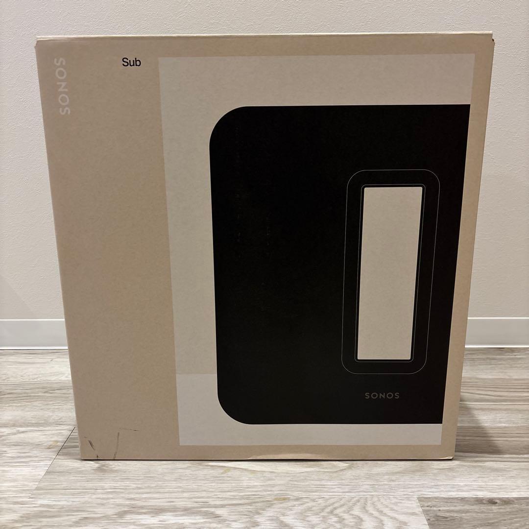 【美品•早い者勝ち！】SONOS Sub (Gen3)サブウーファー Sonos Sub：世界最高クラスの家庭用ワイヤレスサブウーファー | Sonos