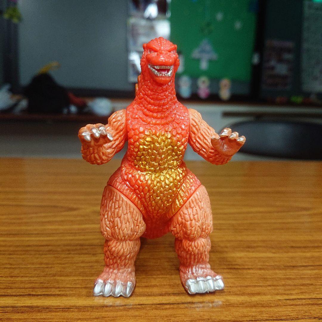 赤ゴジラ ソフビ - メルカリ