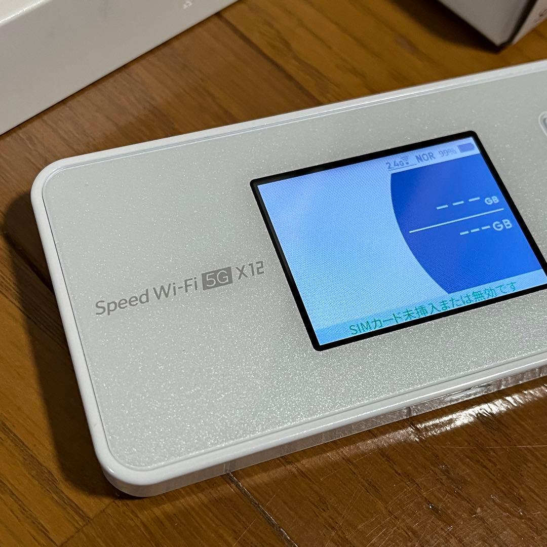 Speed Wi-Fi 5G X12 美品 純正クレードル付 動作良好 5G対応 - メルカリ