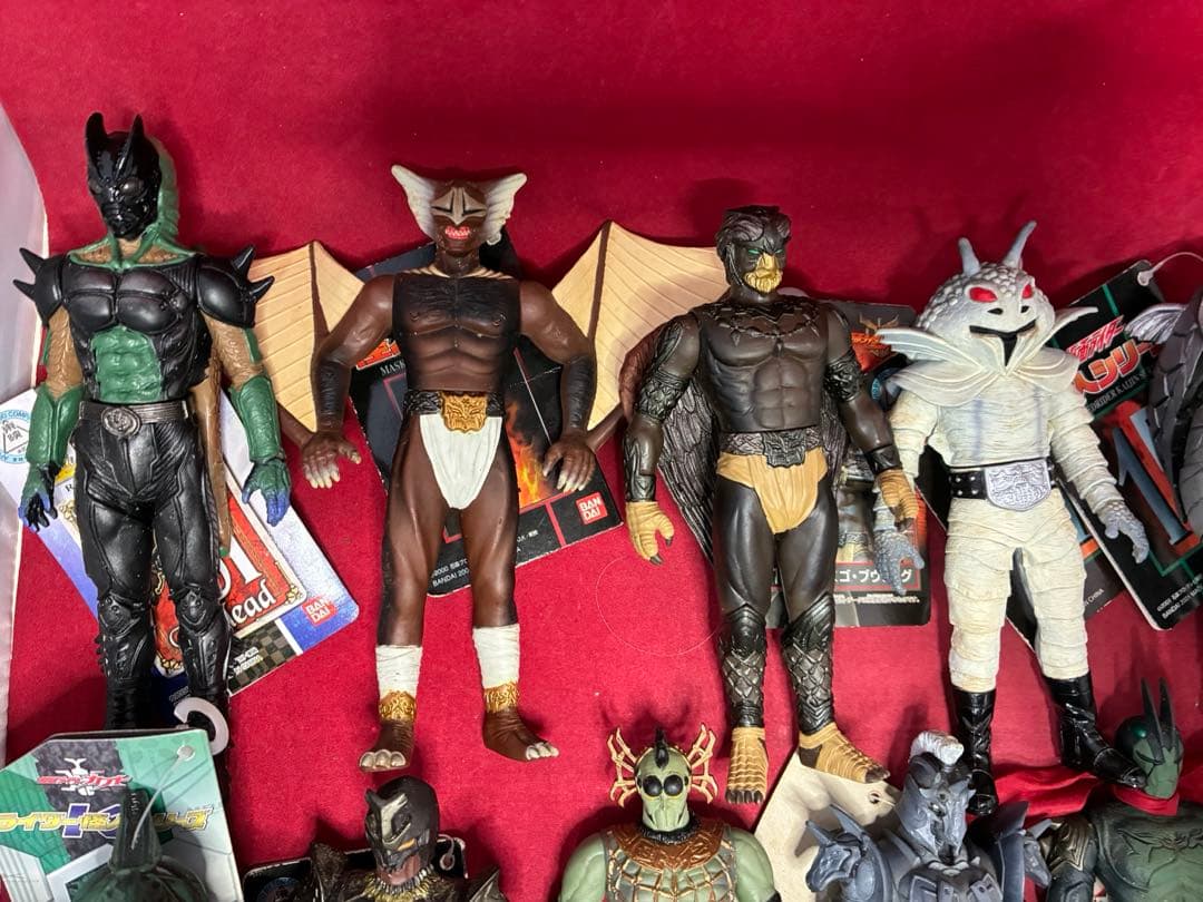 タグ付き 仮面ライダー 怪人シリーズ 21体 まとめ売り ソフビ - メルカリ