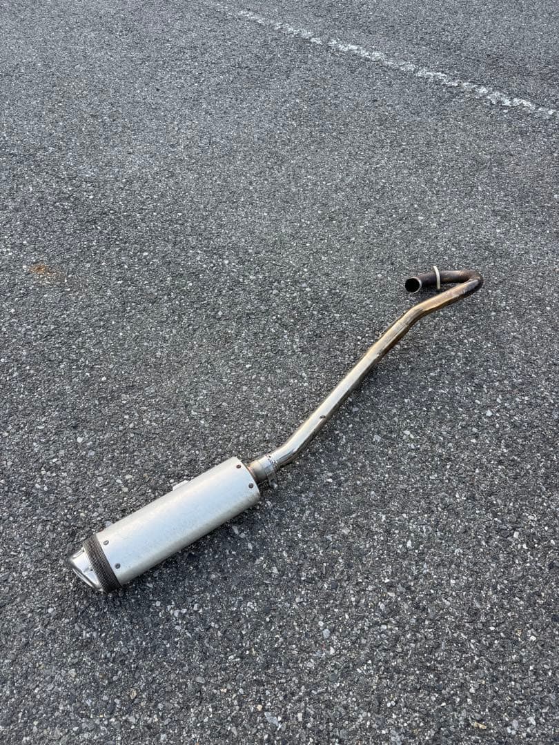 TW200 ロンスイ用　メーカー不明アップマフラー　ワンオフ？　ロングタイプ TW200 ロンスイ用 メーカー不明アップマフラー ワンオフ？ ロング