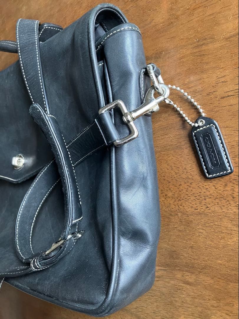 良品!】OLD コーチ ショルダーバッグ ビジネスバッグ 黒 F06457 - メルカリ