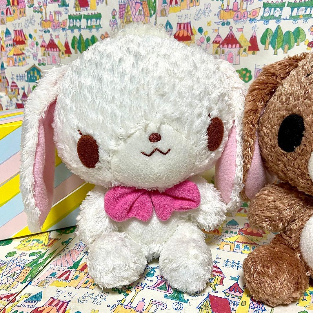 平成レトロ サンリオ シュガーバニーズ 頭手足可動 ぬいぐるみ しろう