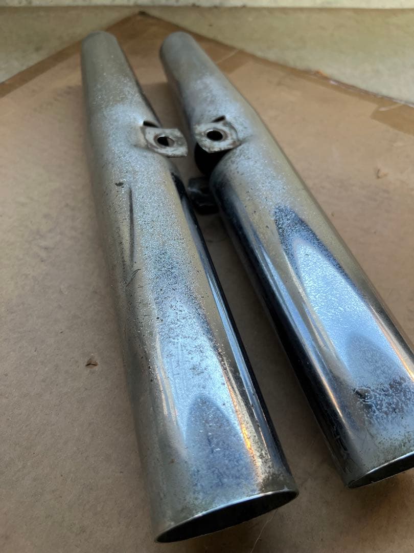 ハーレー　フォークカバー　33.4mm 35mm メッキ