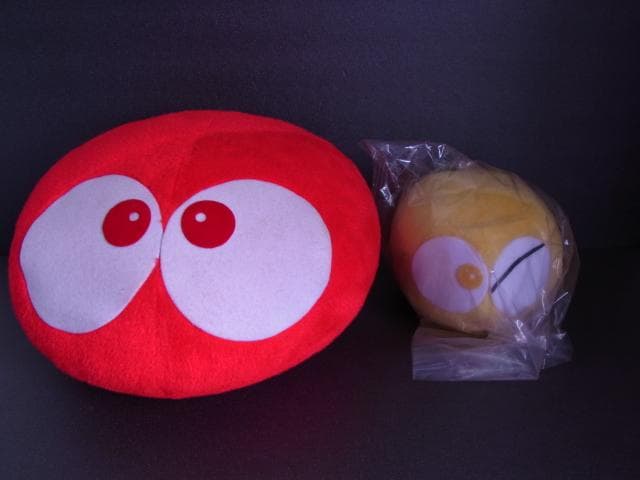 当時物 黄ぷよ ぷよぷよ 元祖ぷよまん本舗 ぬいぐるみ コンパイル 1995