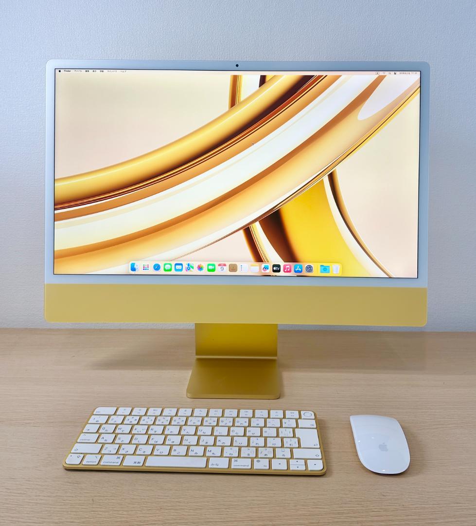 iMac 24インチ M1【SSD1TB/16GB】イエロー - メルカリ