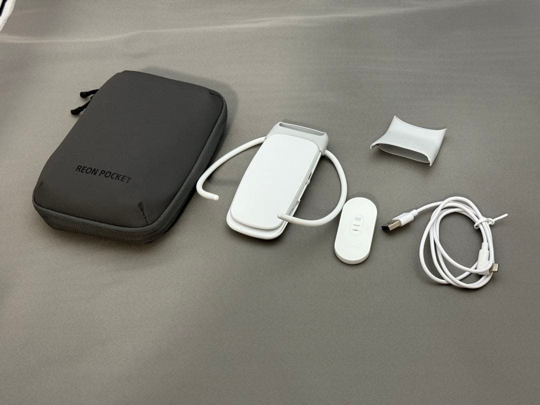 【美品】REON POCKET 5　センシングキット　専用ケース付 SONY REON POCKET 5 (レオンポケット5/TAG付き) センシングキット