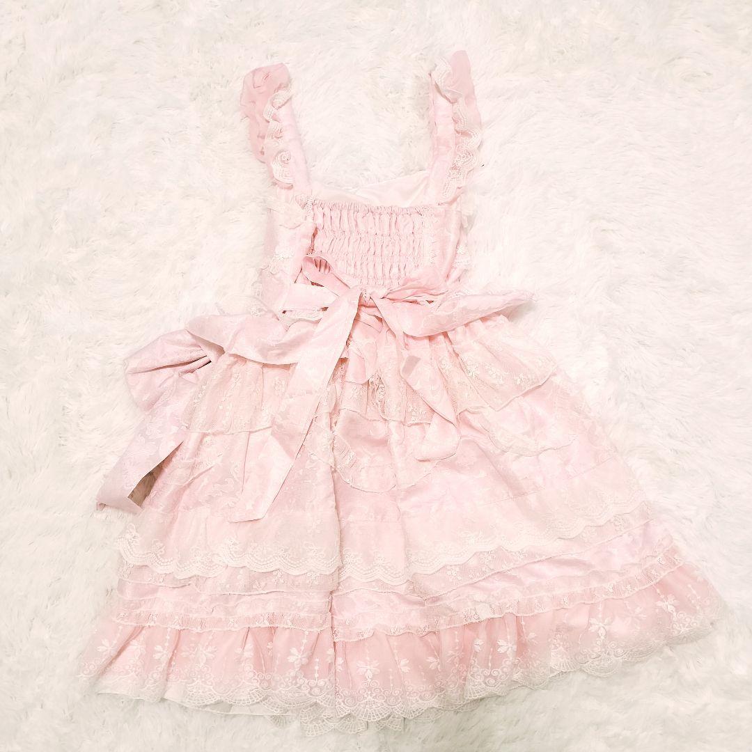 十字心結シリーズロリィタドレス ブラウス ワンピース 姫袖 甘ロリ