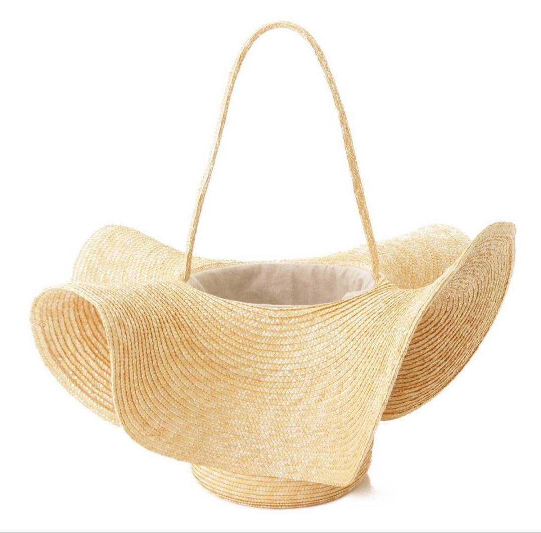 フレアバスケットストローバッグ LUDLOW（ラドロー）の「LUDLOW / フレアストローバスケット（かご