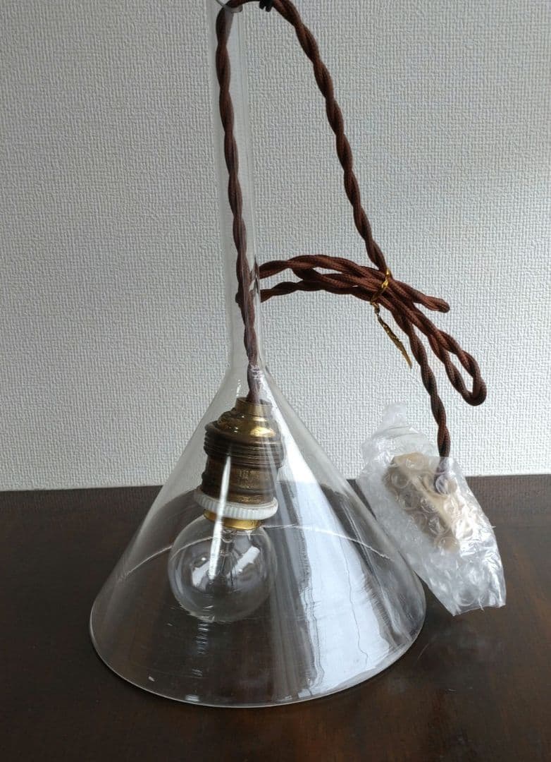 ガラス漏斗のペンダントライト ガラスボールペンダントライト 6インチ KMP-7119 | 照明専門店 神戸