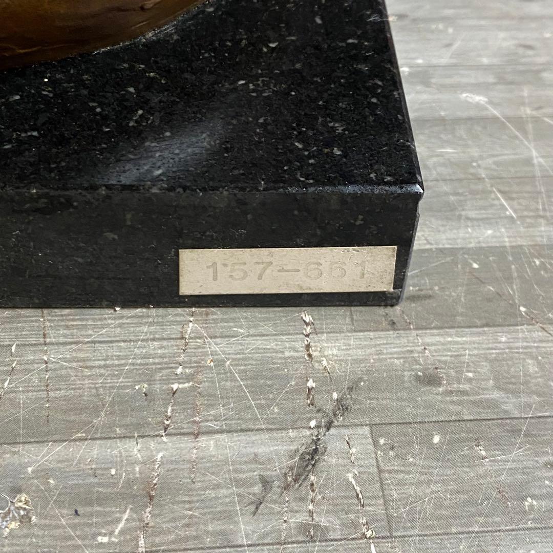 加藤豊 ブロンズ像 8.8kg 大きなパジャマ 少女 置物 美術品 アンティーク