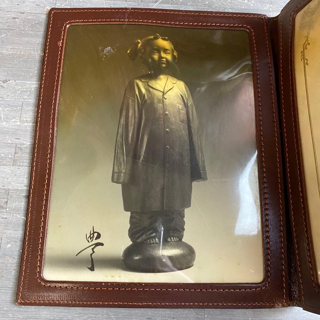 加藤豊 ブロンズ像 8.8kg 大きなパジャマ 少女 置物 美術品 アンティーク